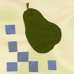 四角と洋梨