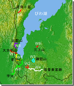 Map LakeBiwa