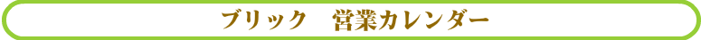 ブリックカレンダータイトル
