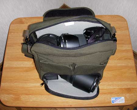 Domke Classic F-5XC - Custodia Per Fotocamera, DSLR, Flash E Obiettivi, Tracolla, Colore Sand