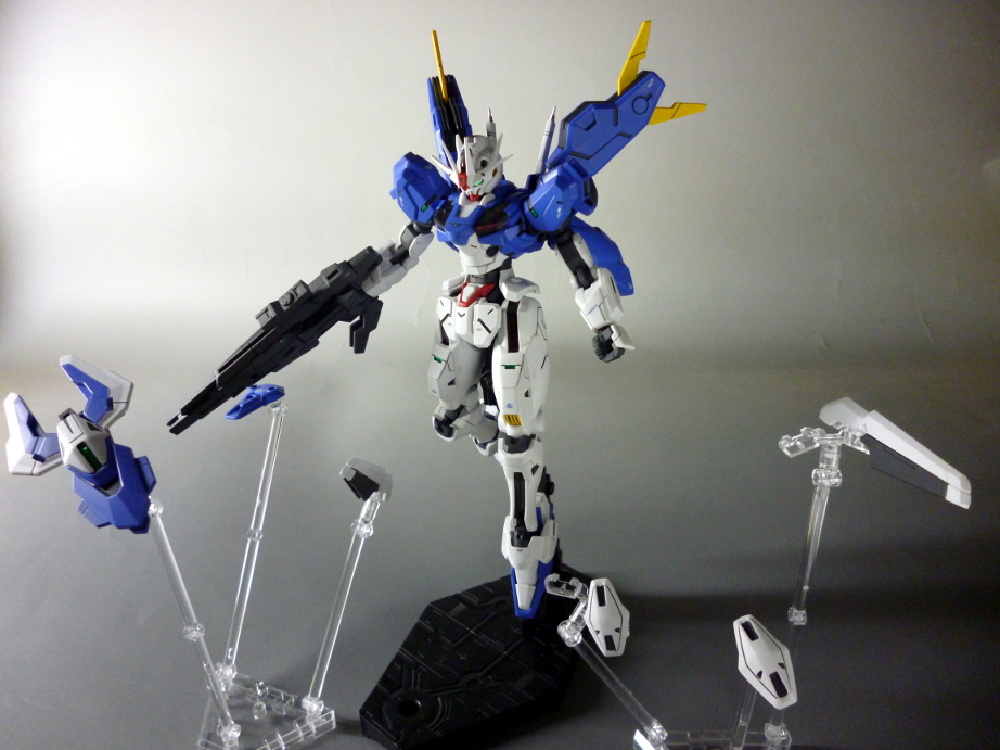 HG ガンダムエアリアル（改修型）改修塗装済完成品 水星の魔女