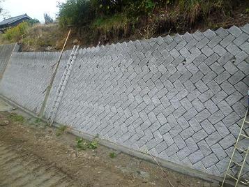 擁壁ブロック施工例110 滋賀県日野町