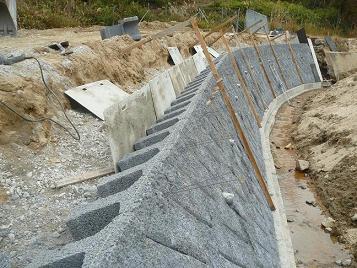 擁壁ブロック施工例113 滋賀県日野町