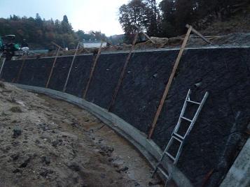 擁壁ブロック施工例115 滋賀県日野町