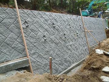 擁壁ブロック施工例117 滋賀県日野町