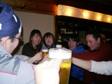 おー、待ちに待ったでこの瞬間! なんせ昨日から飲んで・・・あ、昼間に飲んだか(^_^;)