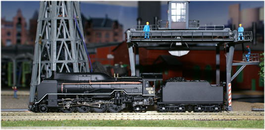 Locomotive Vapeur Tenshodo D51 échelle HO – Système Quantum Sound, Neuve Sous Boîte