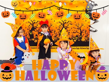 《リトミック》みんなでハッピー・ハロウィン集合写真♪