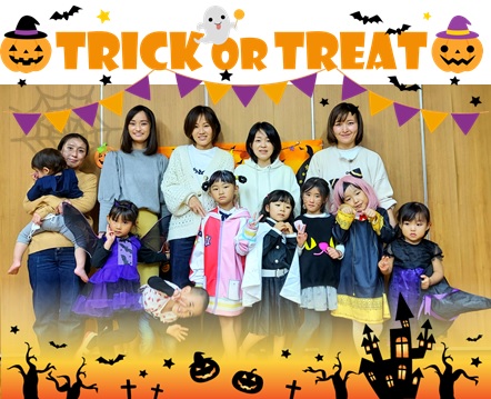 《はじめての鍵盤》ハロウィン集合写真♪