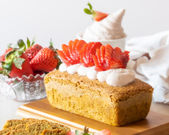 いちごと紅茶のパウンドケーキ