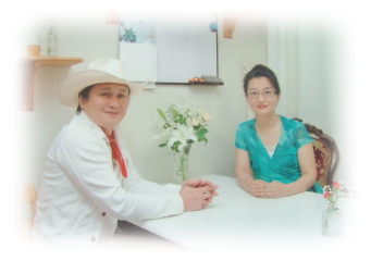 萩原流行さんとの対談写真