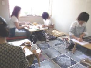 内面と向き合う様子