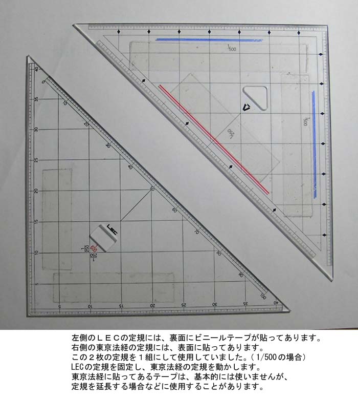 土地家屋調査士のおすすめ三角定規・ボールペン・三角スケール・コンパス