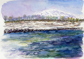 早春の安曇野
