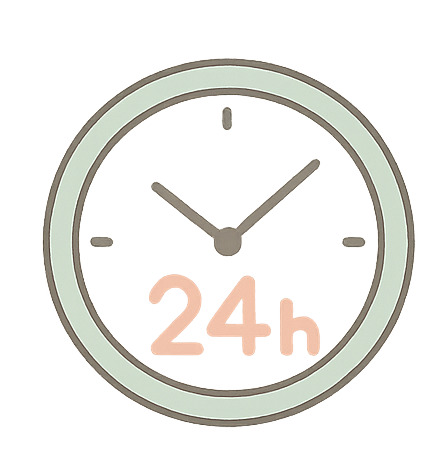 24時間対応イラスト