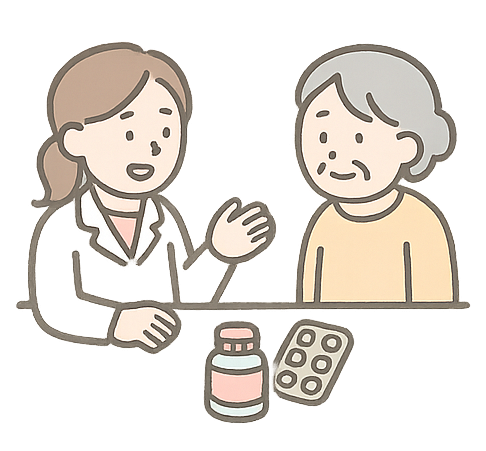 服薬指導イラスト