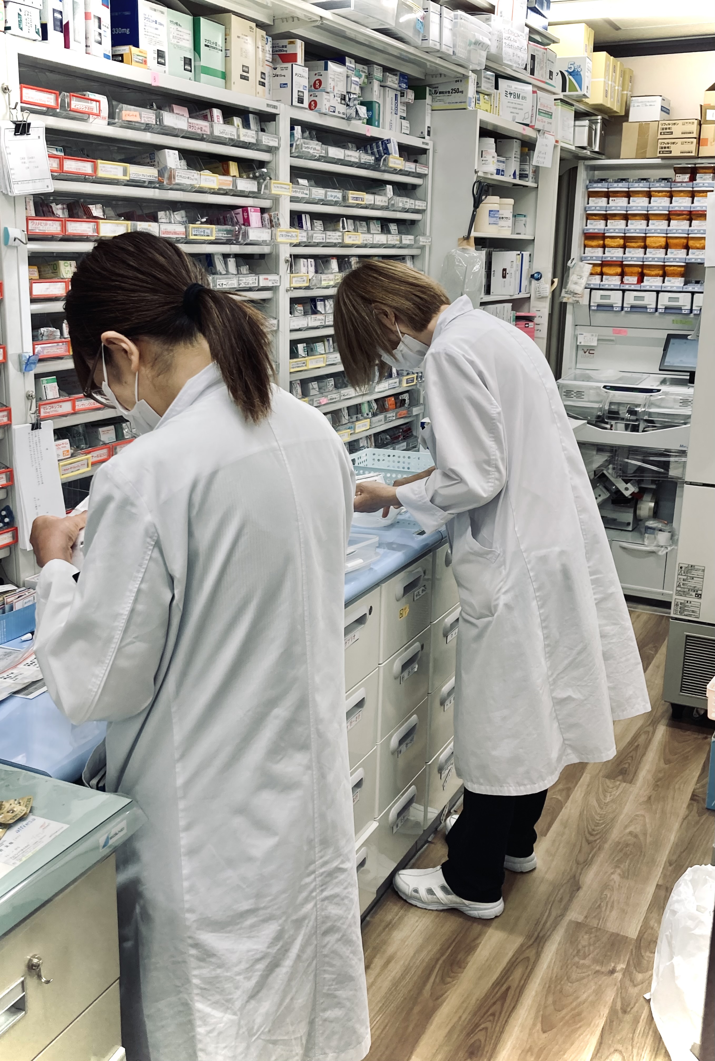 調剤室の様子
