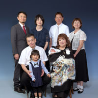 お宮参り撮影写真