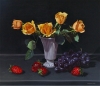 黄色い薔薇と苺（2007）F10号 - バージョン 3.jpg