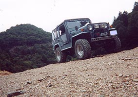 お色直しした喜多さんジープ