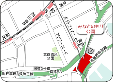 みなとのもり公園地図