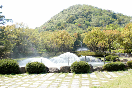 笠形噴水