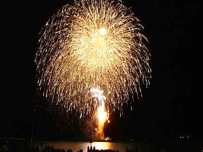 若狭たかはま花火大会　和田浜より