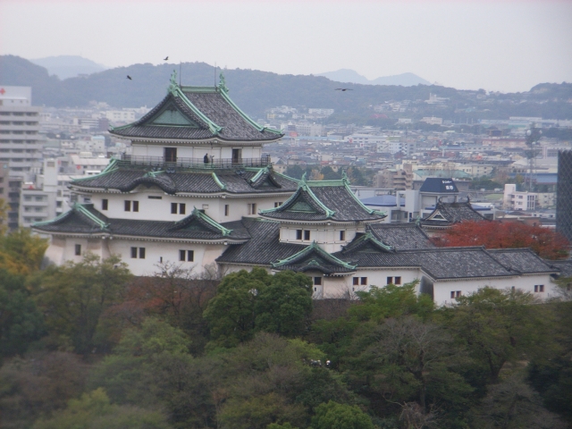 和歌山城街並み