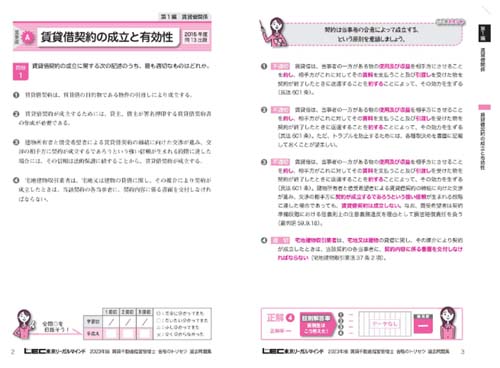 LEC賃貸不動産経営管理士 合格のトリセツ過去問題集サンプル画像